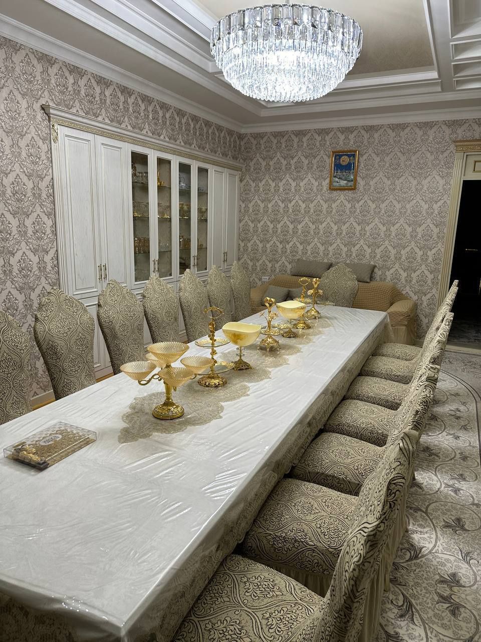 Чехол стулга жаккард Турция. Доставка.