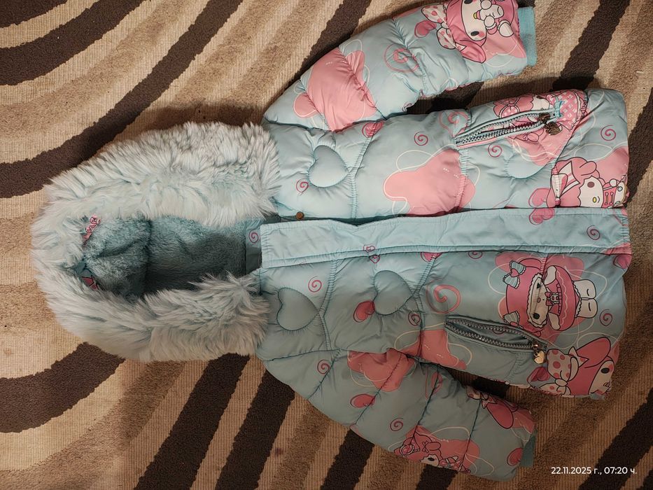 Детско яке за момиче 104 см.