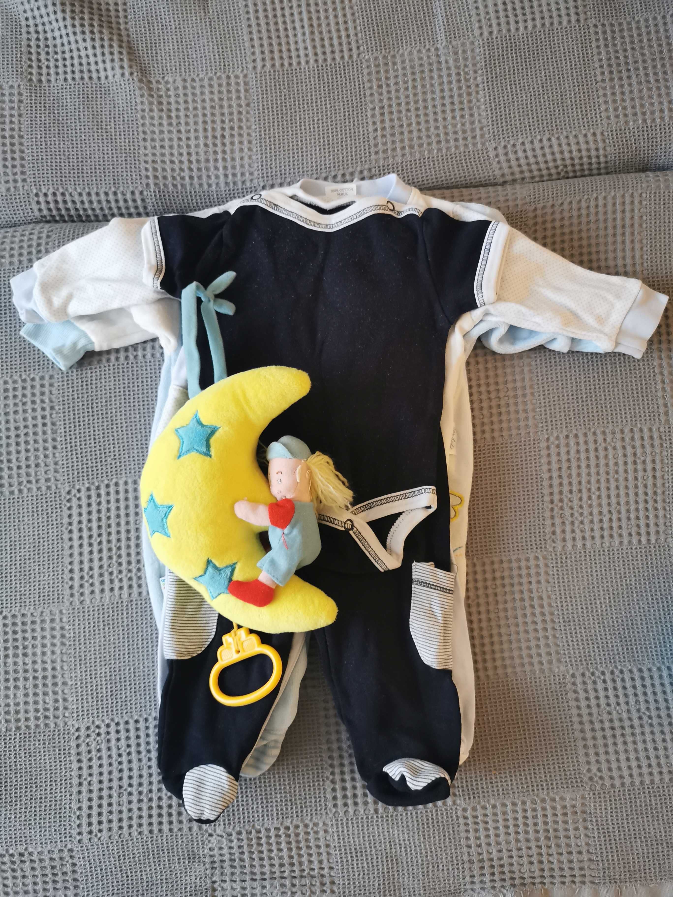 Лот бебешки дрехи 0-3 м. + подарък