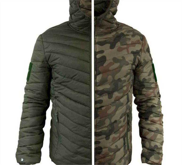 Geaca, Jacheta reversibila in culori negru/gri