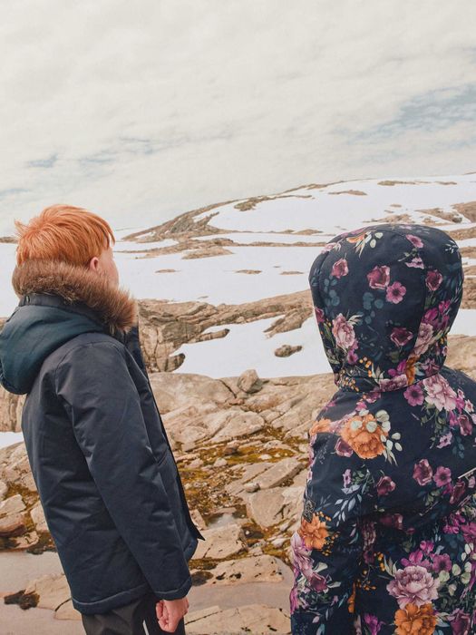 Детско зимно яке за момче, размер за 8 г. (128см)