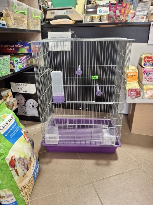 Голяма клетка,кафез за  среден и малък папагал,канар и др.птици