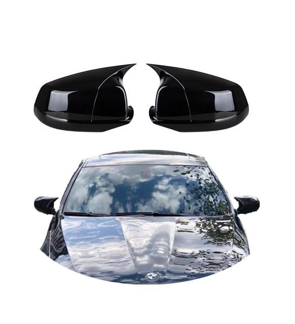 Carcase Capace Oglinzi BMW E90 E91 facelift lci Negru lucios