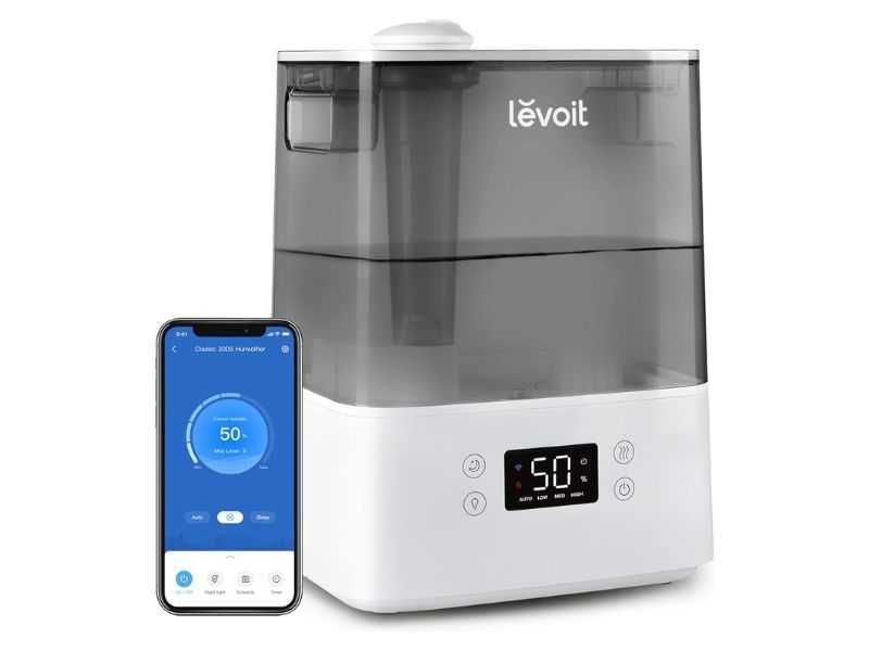 Овлажнител с Автоматичен Контрол на Влажността LEVOIT Classic 300S, 6L