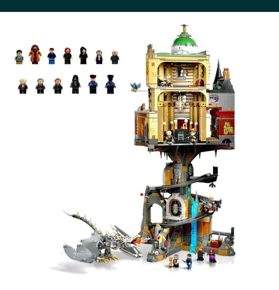 Harry Potter Sehrli Gringotts banki Волшебный банк Гринготтс