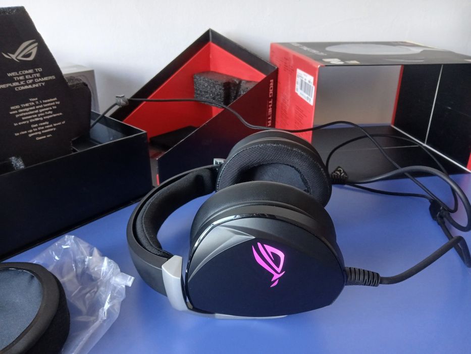 Asus Rog Theta 7.1 real casti gaming