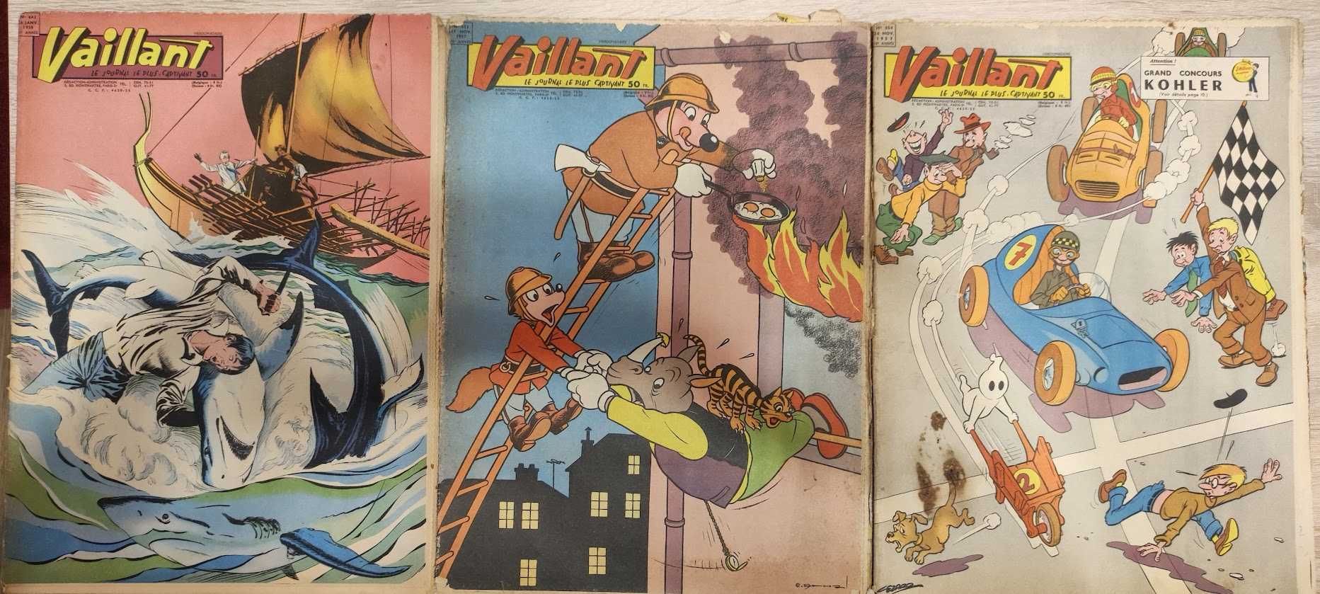 Revista de benzi desenate Vaillant anii '50 vol.2