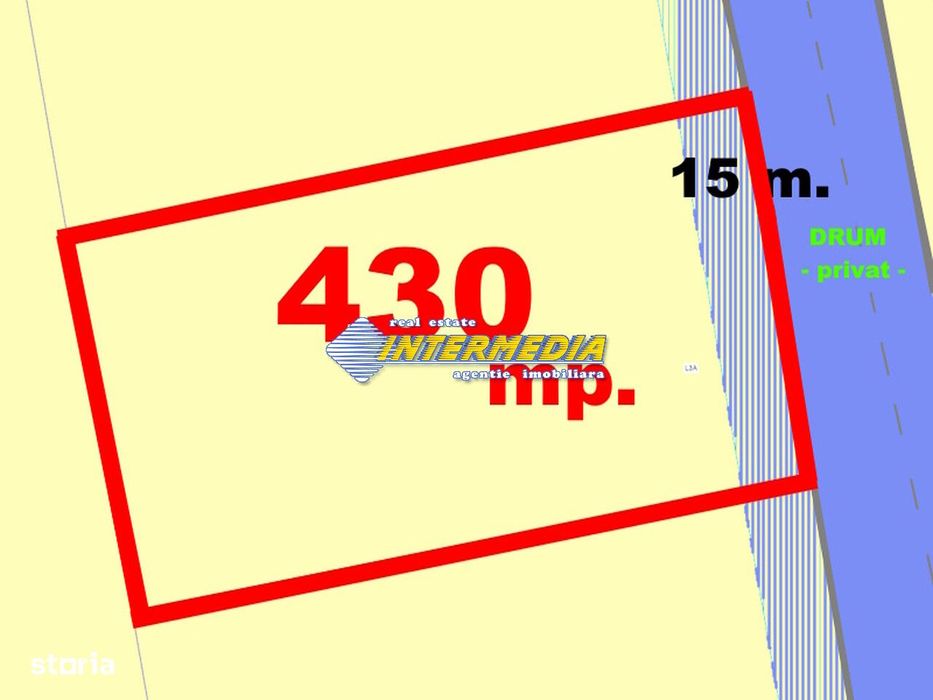 430 mp. Teren Intravilan Vanzare Micesti Sesuri cu PUD aprobat si
