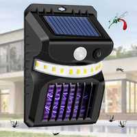 Соларна лампа против комари  с UV и LED светлинни диоди