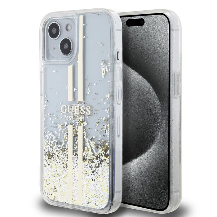 Husa GUESS pentru iPhone 15 - Transparent