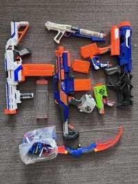 Nerf elite rapidstrike cs18, nerf thunderblust и тд.