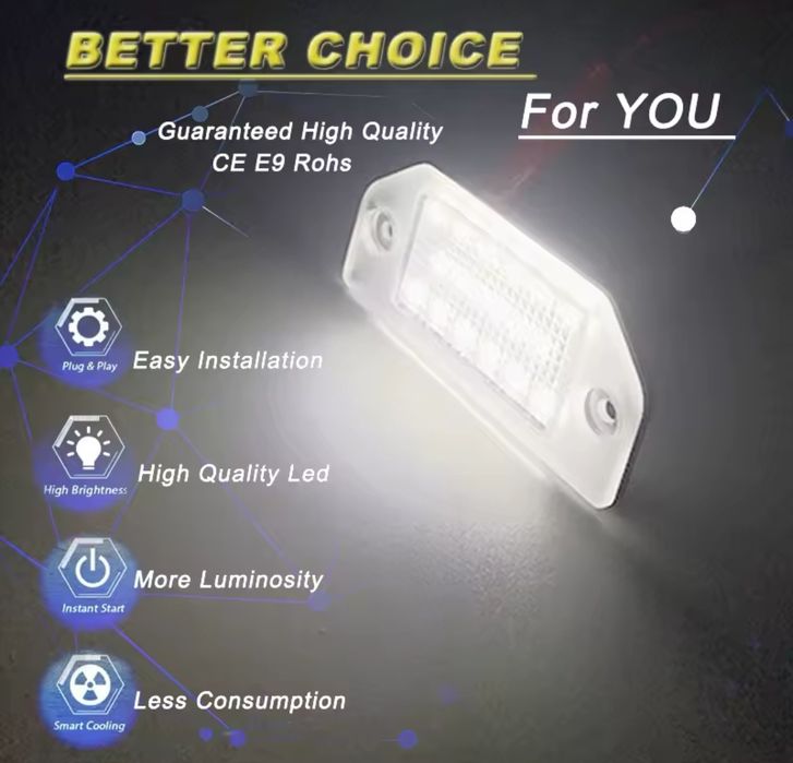 LED осветление за заден номер VW Passat B5 (1996-2001)