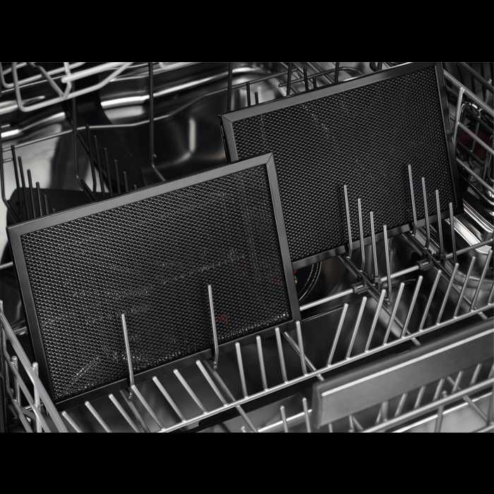 Индукционен плот с аспиратор AEG  XCD6847AS