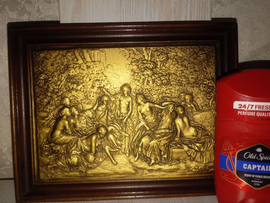 Продается купание нимф медь панно