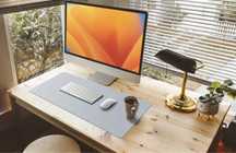 Mouse Pad Extra Large Light Grey 80x40 cm