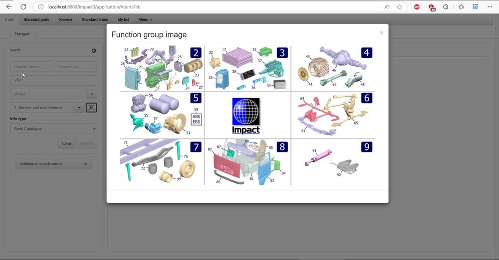 Programe identificare piese camioane, autobuze, remorci si axe.