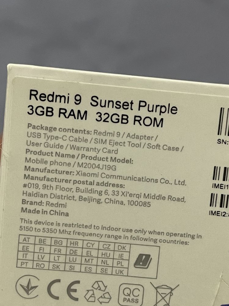 Redmi 9 3/32 Purple