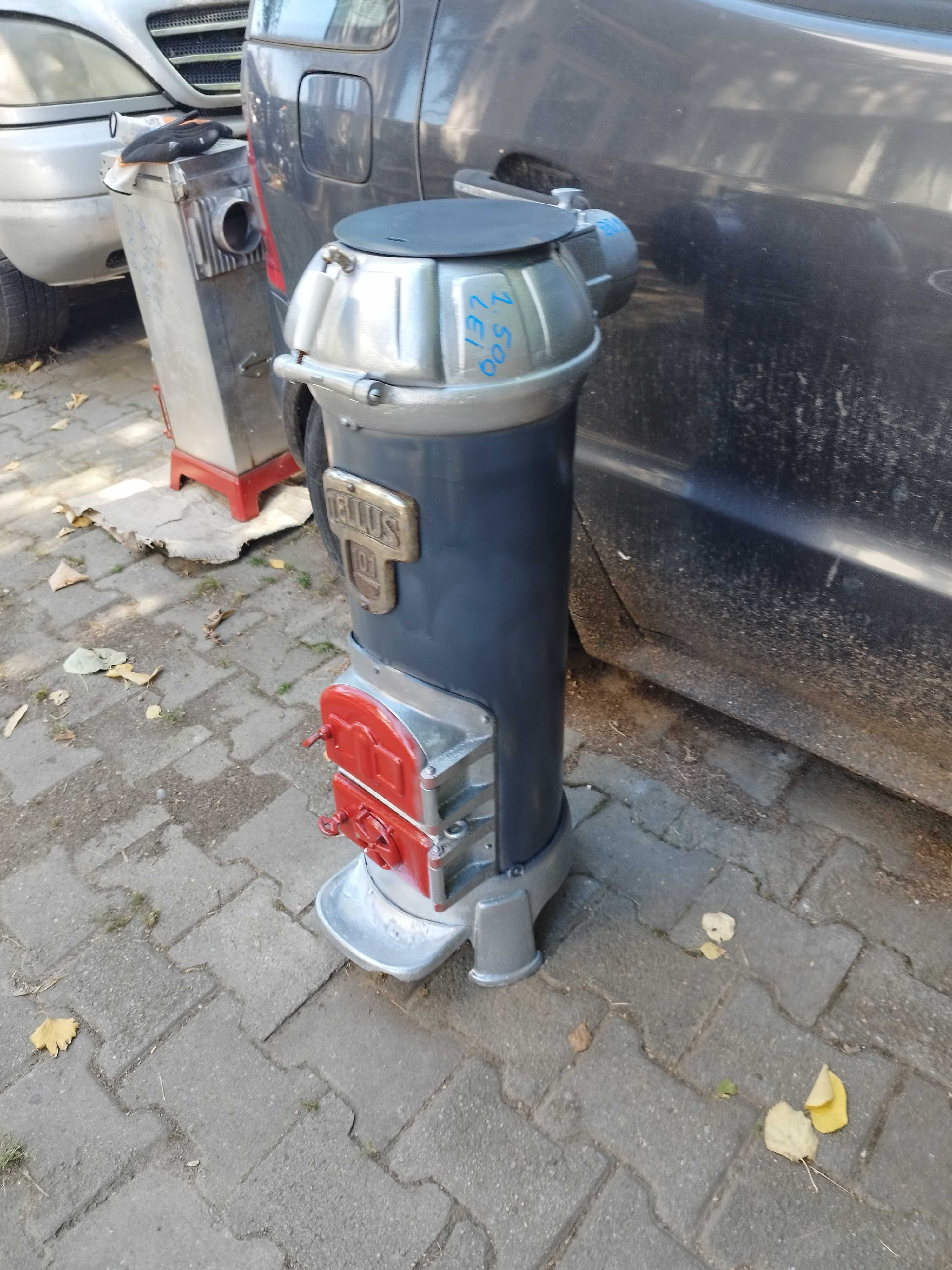 Sobă Godin pe lemne cărbuni original de fonta
