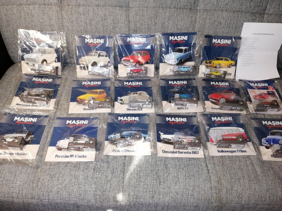 Colecția MAȘINI LEGENDARE - Completa