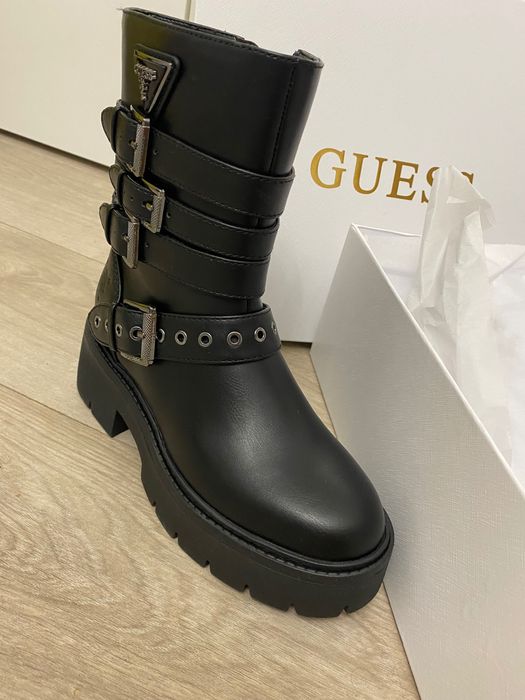 Черни боти GUESS Salvo 36 номер НОВИ