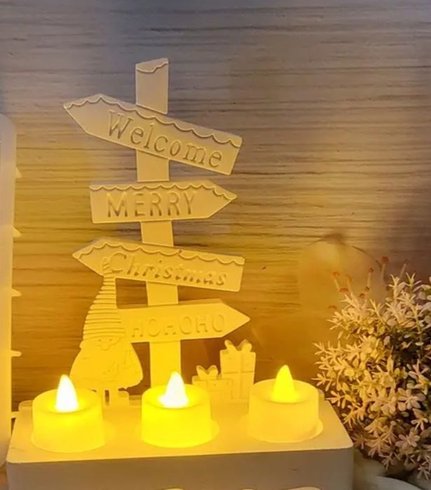 Новогодний подсвечник