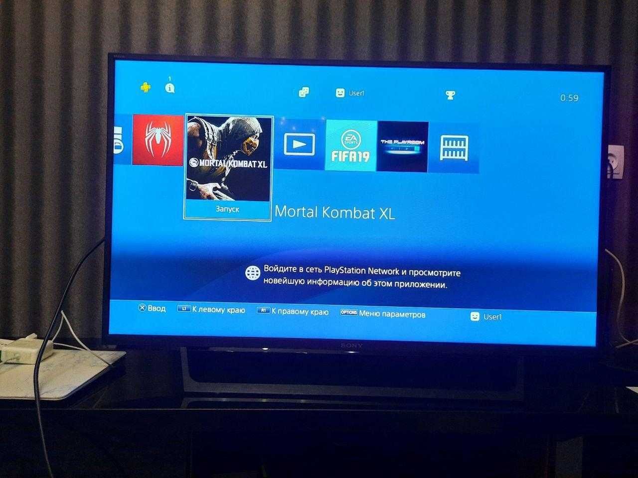 Приставка SONY PlayStation 4 Slim. Модель CUH-2216A, 500GB Jet Black