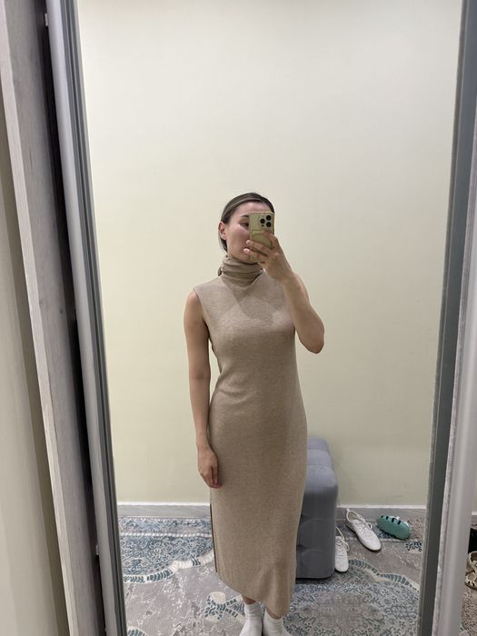 Платье Mango из тонкого трикотажа