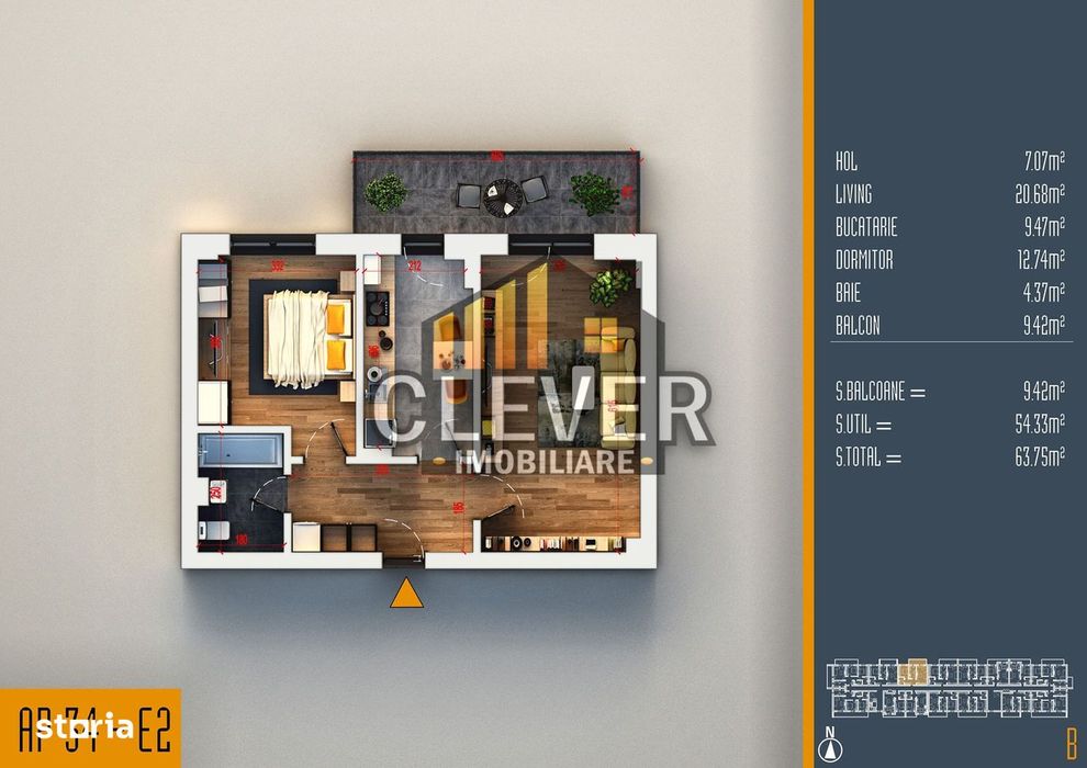Apartament 2 Camere Theodor Pallady-Titan-Comision 0