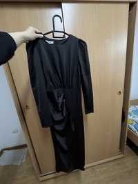 Платье, черный, вечерний, длинный до лодыжки на рост 1.65