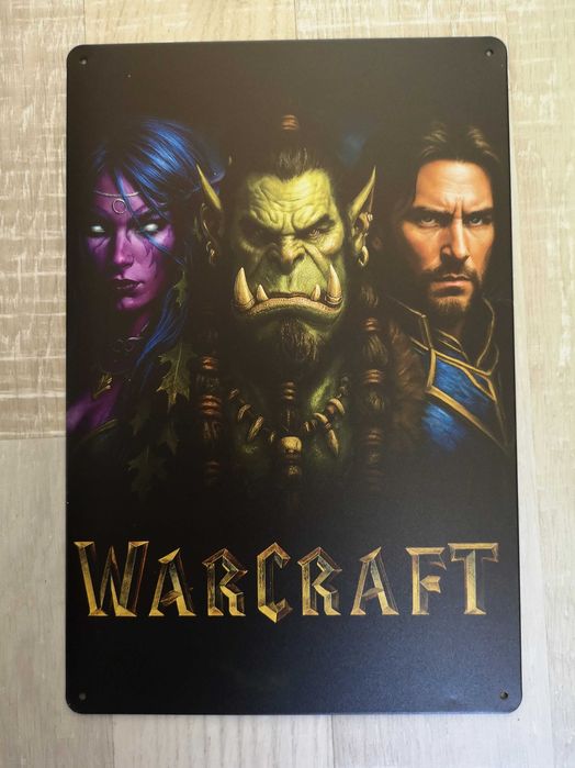 Матова Метална картина на Warcraft