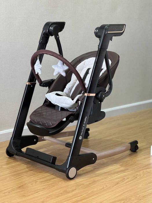 Детский стульчик-качели 3-в-1 KIDILO x Maribel  
#стульчикдлякормл