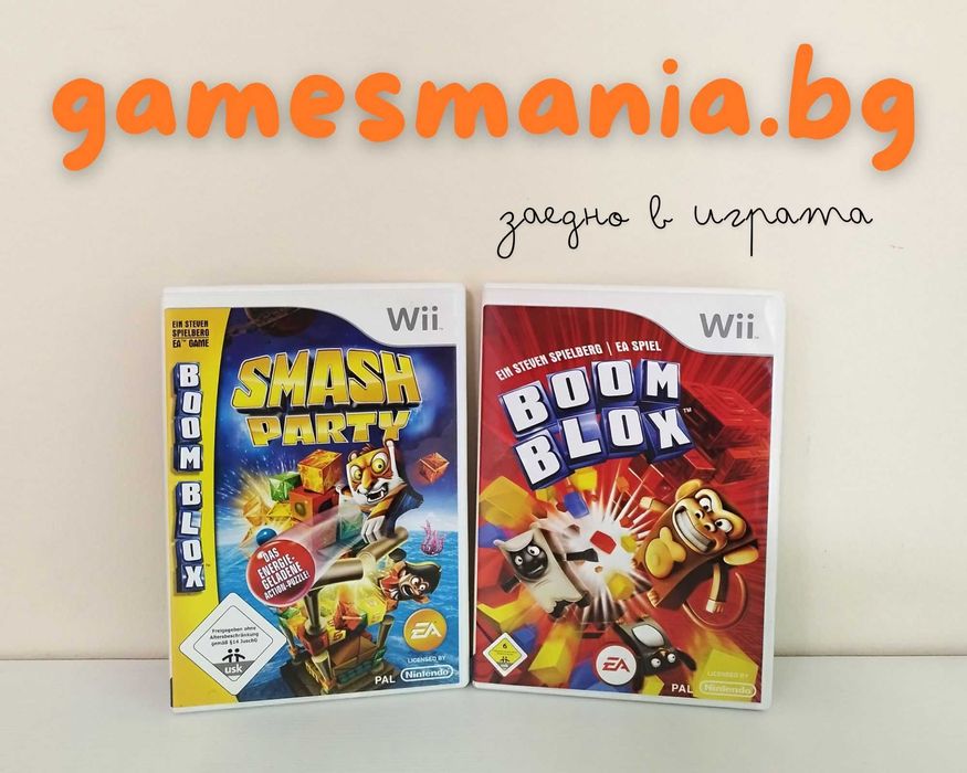 Пълен Комплект Nintendo Wii Mini + 2 игри и волан