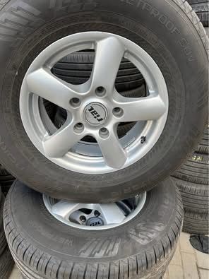 Set jantealiaj pe 16 5x139,7 cu cauciucuri noi 245/70/16