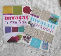 Cărți tricotaje "Învățați să crosetati " și "Învățați să tricotati'