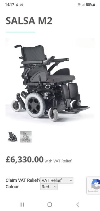 Carucior electric  persoane dizabilități