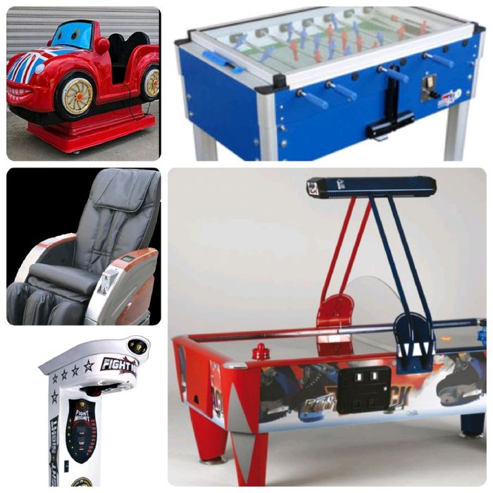 Игри под наем джага, билярд, хокей вендинг, круша, клатушки и др.