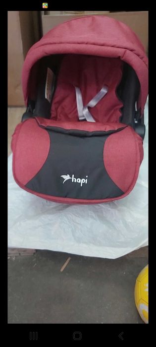 Scoica NOUA pwntru bebeluș Hopi fără eticheta culoare vișiniu cu negru