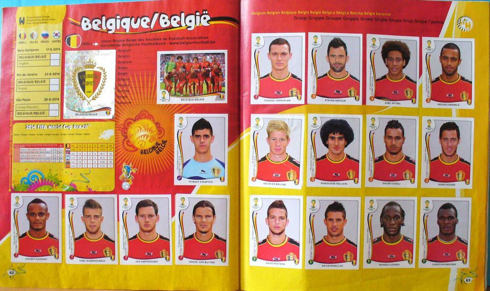 Официалния лицензиран стикер-албум FIFA World Cup Brasil'2014 Panini
