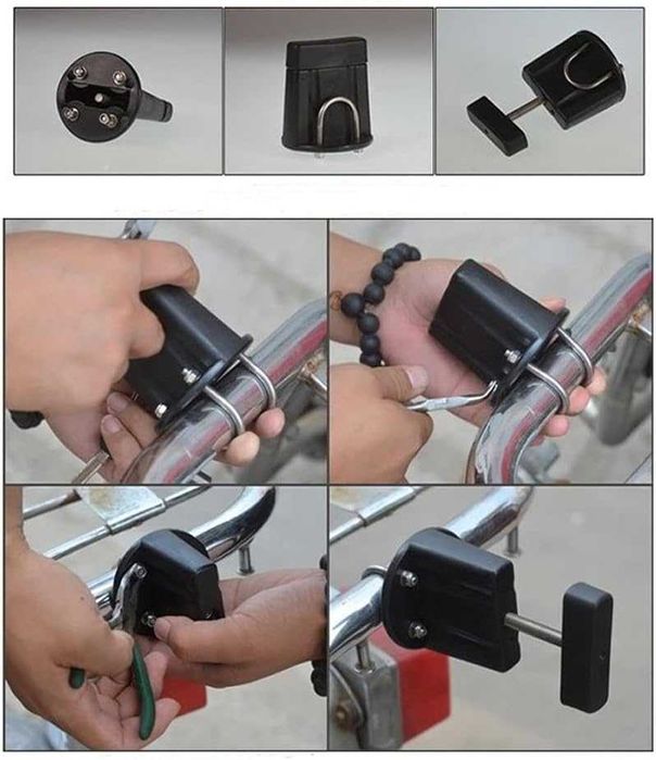 Suport prindere canistra off-road 3-5 litri cu antifurt