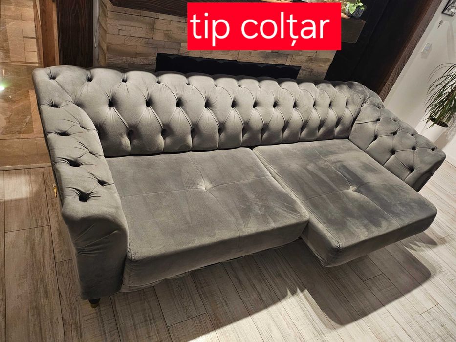 Vand canapea confortabila si robusta, ideala pentru spatii mici.