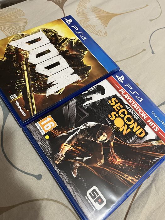 Infamous second son и Doom за PS4 и PS5