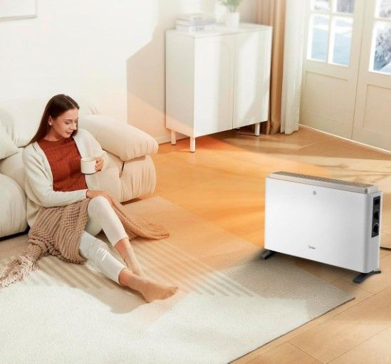 Convector electric MIDEA 2000W, termostat, 3 trepte | 844893