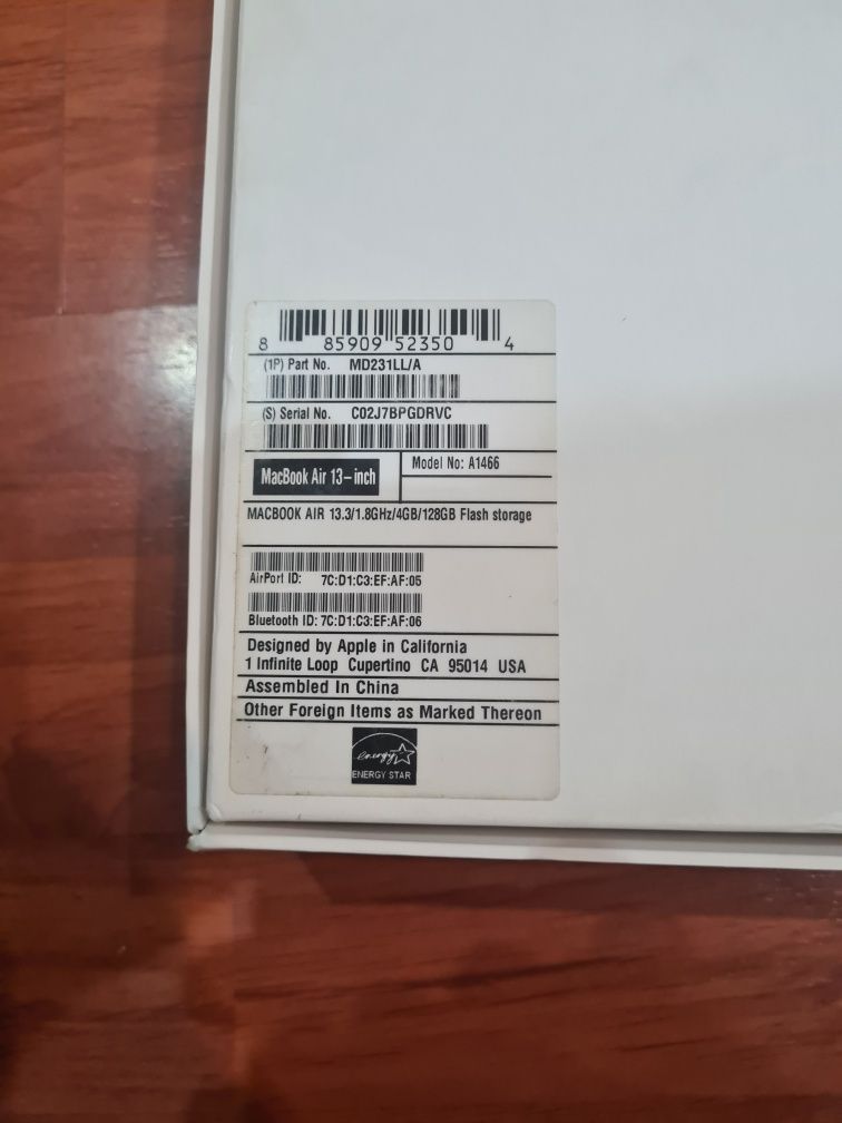 MacBook Apple без жд диска
