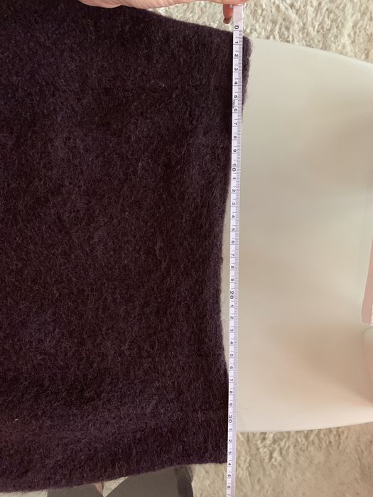 Вълнена италианска пола в бордо