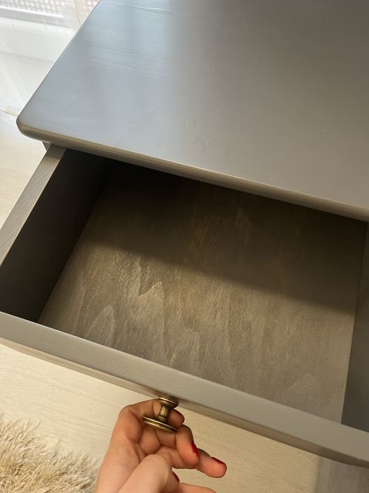 Vand set noptiere gri antracit