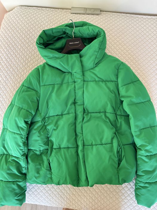 Зелено зимно яке