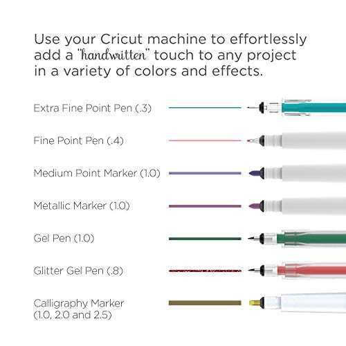 Markere CRICUT -cu varf fine 0.4 mm,disponibile markere diverse culori
