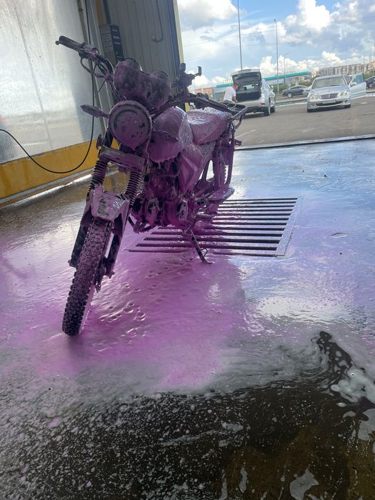 Альфа 125 куб , меняный мотор новый яки