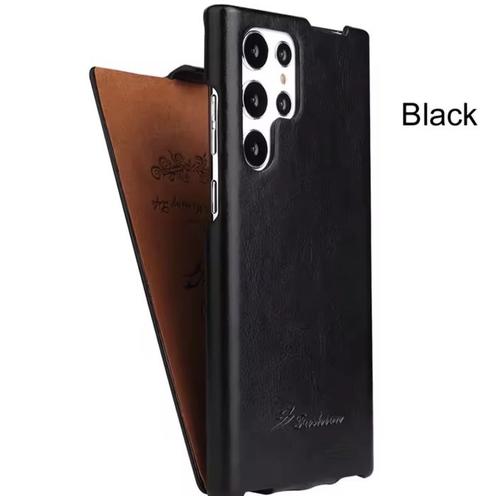 Vând două huse flip din piele pentru Samsung galaxy s25 ultra