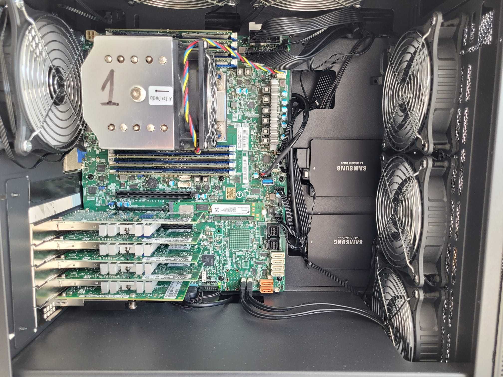 Server Supermicro H11SSL-i + EPYC 7551P